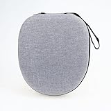 Kopfhörer Tasche Over Ear, Headset Hartschalen Aufbewahrung Case Ohrhörer Schutztasche Case Reisetasche Schutzhülle 21 x 18,5 cm x 6cm (grau)