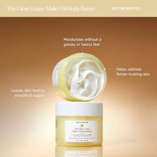 Naturium The Glow Getter Whipped Multi-Oil Body Butter, Firming Cream & Body Moisturizer With Shea Butter thumb #2