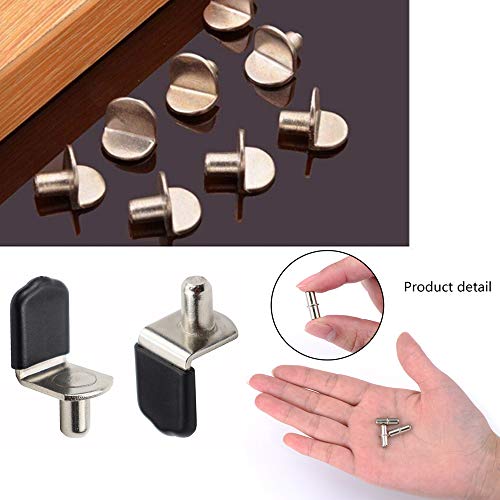 Nuluxi Argento Perni di Supporto per Mensola