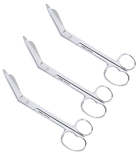 MEDICAL & NURSING LISTER BANDAGE SCISSOR WITH ONE LARGE RING , Surgical Scissors Made of High Grade Surgical Stainless Steel Size-7.5
