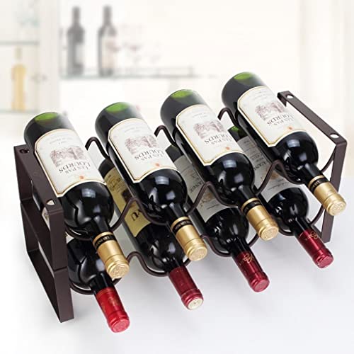 Soporte para botellas de vino de hierro forjado GRFIT miniatura 4