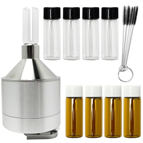 Kitchen Spice Grinder (2.2 inch Silver) Set Hand Grinder