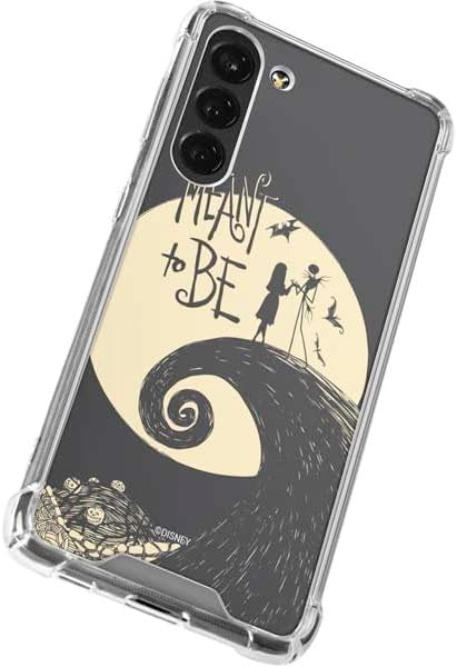 Skinit Clear Phone Case Compatible with Galaxy S23 Plus - Officially Licensed Disney The Nightmare Before Christmas Jack and Sally Meant to Be Design