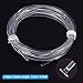 Home and Garden Parts 2mm 3.0m PMMA Side Glow Fiber Optic Cable Kit with 12V 0.1W Testing LED Light #CN/251024/04477