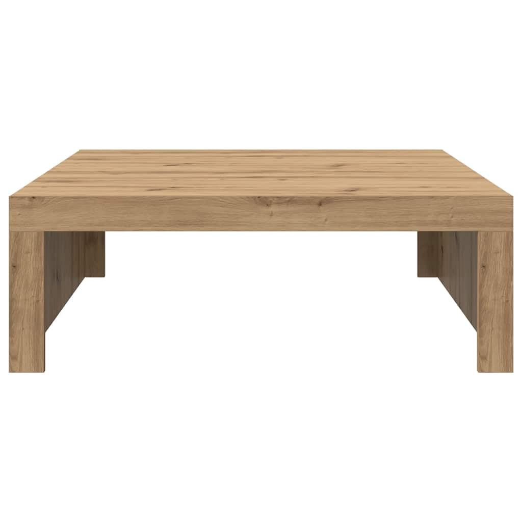 vidaXL Mesa de Centro Madera de ingeniería Roble Artisan 100x100x35 cm, Mesa Auxiliar, Mesa de salón, Mesa Decorativa, mesita de sofá