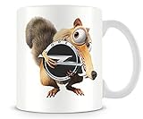 MUG Geschenk OPEL Scrat Ice Age CAR Logo Clipart Motorsport 11oz Coffee/Tea Gift for Coworker, Colleagues Birthday Present