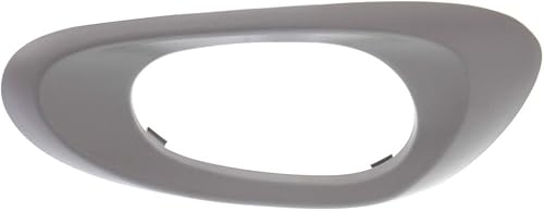 Miniatura 1 de KarParts360 25894585 - Manija de puerta para Chevy Trailblazer 2002-2009, lado del conductor, trasera, interior, gris texturizado, solo bisel,