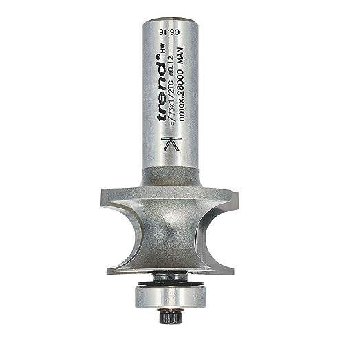 Trend Professional Bearing Guided Corner Bead Router Cutter, 1/2 Inch Shank, 31.9mm Cut Diameter, 16mm Bearing Diameter - Image 2