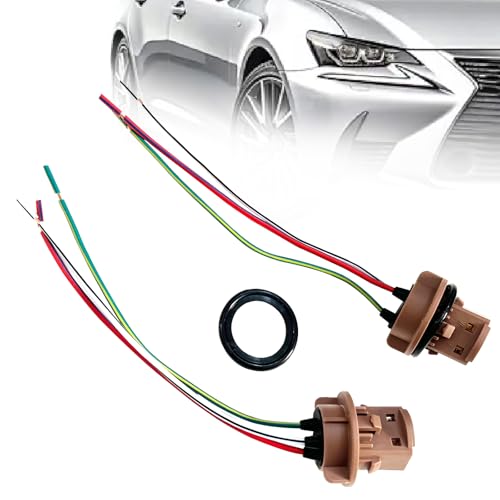 Adaptador toma hembra para foco 7443 de auto, pack 2 piezas miniatura 1