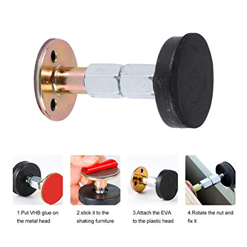 4 Pcs Parafusos De Gabinete Atuador Anti-sloshing Mobília Doméstica Ferramenta Antivibração Da Estru