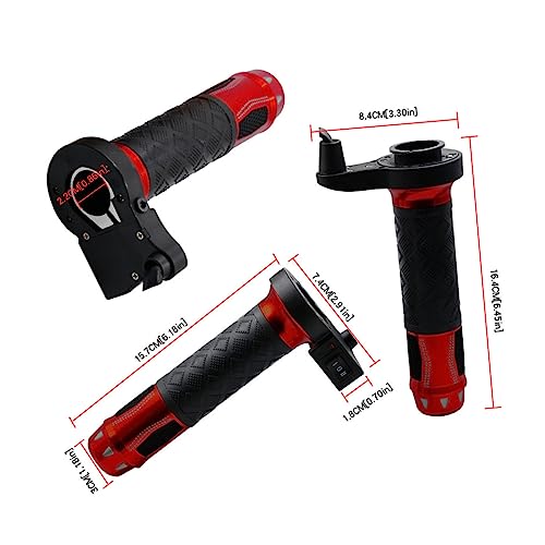 Guidon chauffant électrique réglable avec interrupteur positions moto - 2