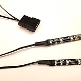 Bajo Consumo de Energía Carcasa de PC Luz Modding Kit (2 - 20Cm Tiras) Molex - Azul Brillante, 80cm