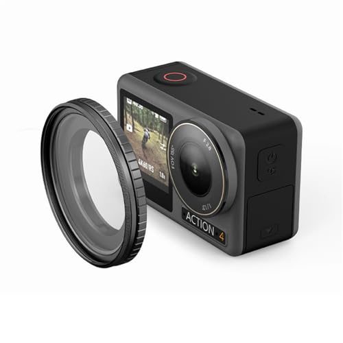 for DJI ACTION4�p�t�B���^�[�z���_�[ �t�B���^�[�X�^���h ���^���ی�t���[�� for DJI ACTION 4�X�|�[�c�J�����ی�t�B���^�[�t���[�� 49mm�t�B���^�[�Ή� �A���~�j�E������+�V���R�� �y�� ��v �ϋv�� �ݒu�ȒP for DJ