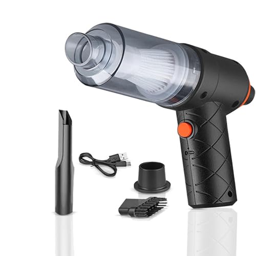 Image of Cordless Mini Vacuum Cleaner and Air Blower 2 in 1 Car Vacuum Cleaner High-Power Handheld Wireless Rechargeable Mini Car Vacuum for Vehicle, Home and Offic Computer dust, Sofa Floor Cleaner