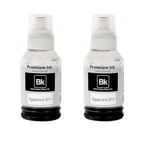 Cartouches d'encre noires pour imprimante Epson EcoTank ET-M3170 anti-fuite