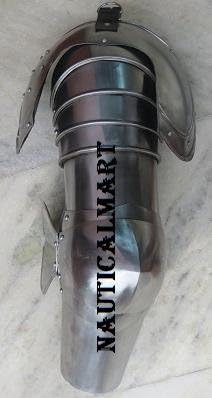 Medieval Knight Gothic PAULDRONS and Hand Guard Set BY NAUTICALMART