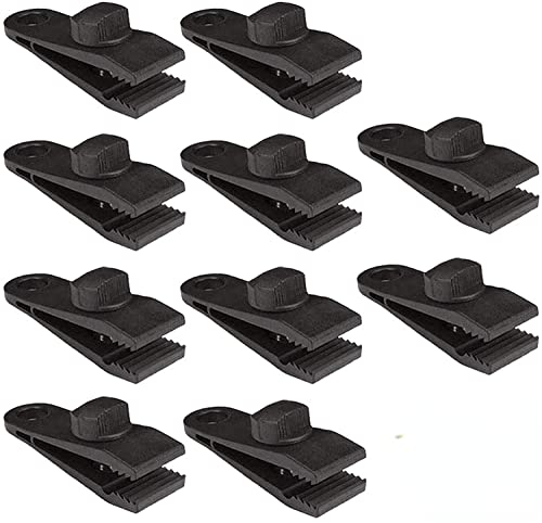 Fay Bless Lot de 10 clips de fixation robustes pour bâche, résistent à 60 km/h, vent fort Cover