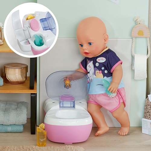 Inodoro BABY born para aprender jugando a las rutinas de aseo con muñecas 5