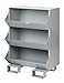 Little Giant MS1-1532-FP Stationary Storage Bins, 15" x 32", Gray