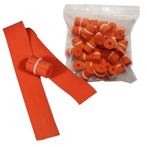 Disposable Tourniquet [Pack of 100] Orange 1" x 18 Inch Long Rolled and Banded Single-Use Elastic Latex-Free First Aid Tourniquets (100)
