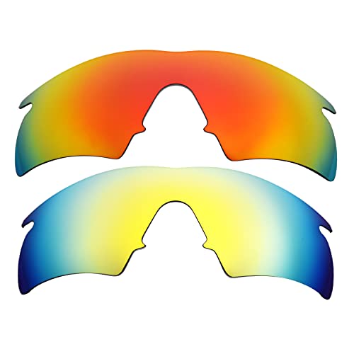 Verres M Frame Hybrid Oakley compatibles miroir or 24k haute protection