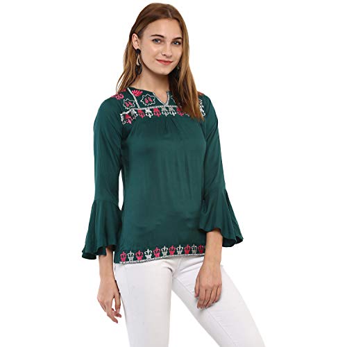 Image of mayra Women's Plain Regular fit Top