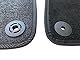 Fußmatten für Seat Exeo 2008-2013, passgenau, rutschfest, Absatzschoner aus verstärktem Gummi, Befestigungsknöpfe
