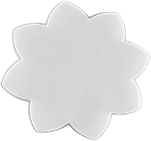 EXCEART Jewelry Earrings Pendants Coaster Accessory Casting for DIY Holder Handmade Lotus Tray Cup Silicone Necklaces Creative Table Home Bracelets