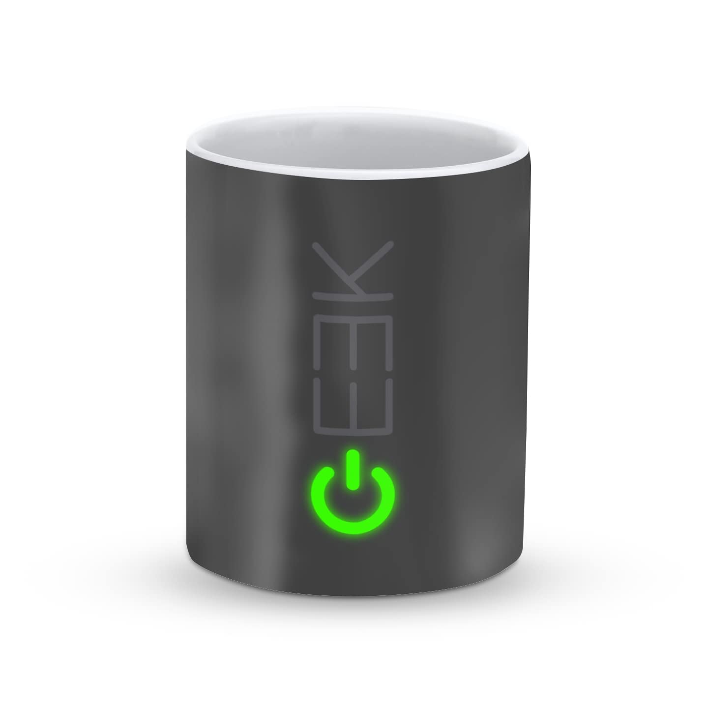 Stylizedd Designer Printed Coffee Mug with Heavy Duty Handle 11oz Ceramic Personalised Gift Mugs Cup [Microwave Safe & Dishwasher Proof ] - Geek ON