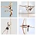 45mm Professional Dancing Poles for Home,Anti-Slip Heavy-Duty Steel Spinnings & Static Dance Pole - Exercise Pole for Pole Dance Studios,Adjustable Height(88