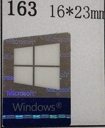 Amazon | 【windows 10 pro home 新 共用版】エンブレムシール 16*23mm 