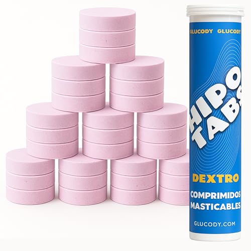 GLUCODY Médio kg de comprimidos de glucose para hipoglicémias / 250 comprimidos glucose de 2 g / frasco dispensador incluído no pacote / HIPO TABS de Glucody