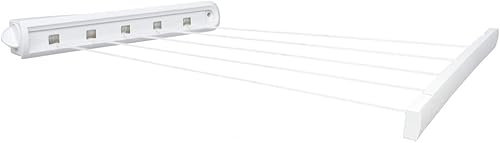 Miniatura 10 de Leifheit Rollfix 150 - Aireador de palangre (3 líneas x 16.4 ft), color blanco