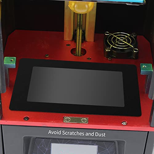 Mibee Gaxeta de LCD preta 9,5 x 6,7 pol. Proteção contra derramamento de resina com panos anti-poeir