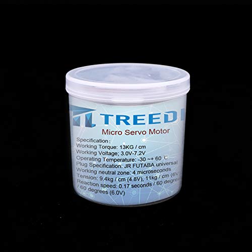 Treedix 2 Pcs Mg996R Servo Motor Metal Gear High-Torque Servo Motor For Smart Car Robot Boat Rc Helicopter Mechanical Arm Fittings(Control Angle 360) #TOP6