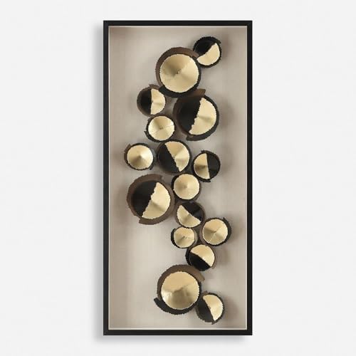 Uttermost 04374 Golden Hour - Shadow Box-59 Inches Tall and 27.5 Inches Wide