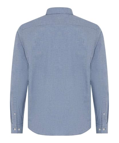 Camisa Hombre BRAX Light Flanell en algodón suave gris m 4
