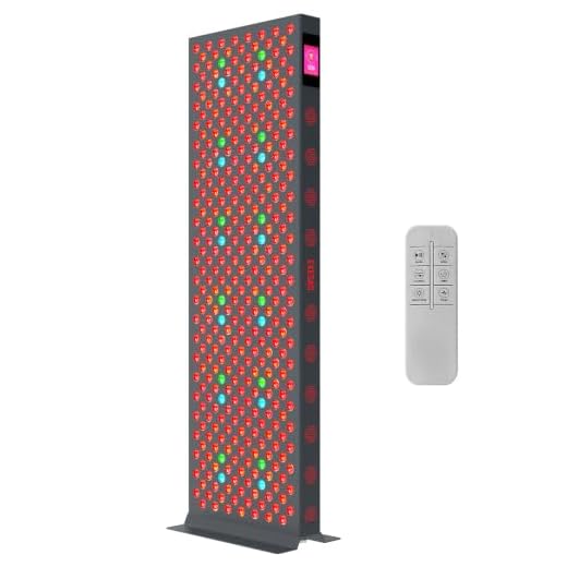EXESAS Innovative 432 LEDs, 2160W Dual-Chip, Red Light Therapy Device for Full Body 660nm & 850nm Near Infrared LED Therapy Panel for Beautiful Skin, Weight & Pain Management, and Overall Wellness