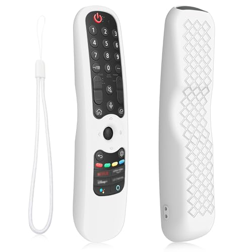 Funda Mando LG Magic Control MR21GA/MR22GA/MR23GA/MR24GA - Silicone Antideslizante 2021-2024 Blanco