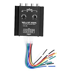 Audio-omzetter, anti-interferentie hoog naar laag audio-omzetter voor dvd voor cassettespeler