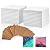 COYMOS 24 Pcs Ceramic Tiles for Crafts Ceramic Coasters for Crafts Blank White Unglazed Ceramic Tile for Painting, Alcohol Ink, Acrylic Pouring - DIY Coaster - Cork Backing Pads Included (4x4 inch)