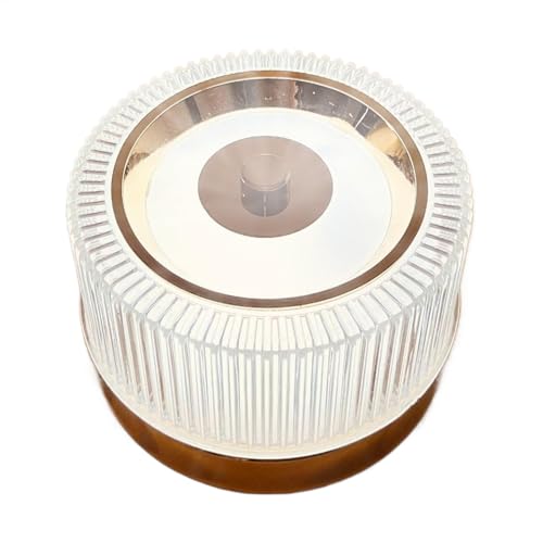 Lámpara de mesa de , lámpara de escritorio inalámbrica para mesita de noche, 4.72 x 4.72 x 3.15 pulgadas, luz de noche de temperatura de 3 colores, iluminación ambiental, perfecta para