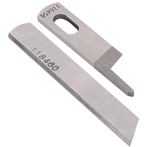 Viagasafamido Sewing Machine Blade, Model Kr23 Kr35 Sewing Machine Upper Lower Knife Blade Replacement Part Accessory Sewing Knife Blade Replacement Parts For 747 And 737 Serger #TOP1