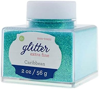 Sulyn Extra Fine Glitter Stacker Jar - 2oz Sparkle Container For Crafts, Non-Toxic & Reusable