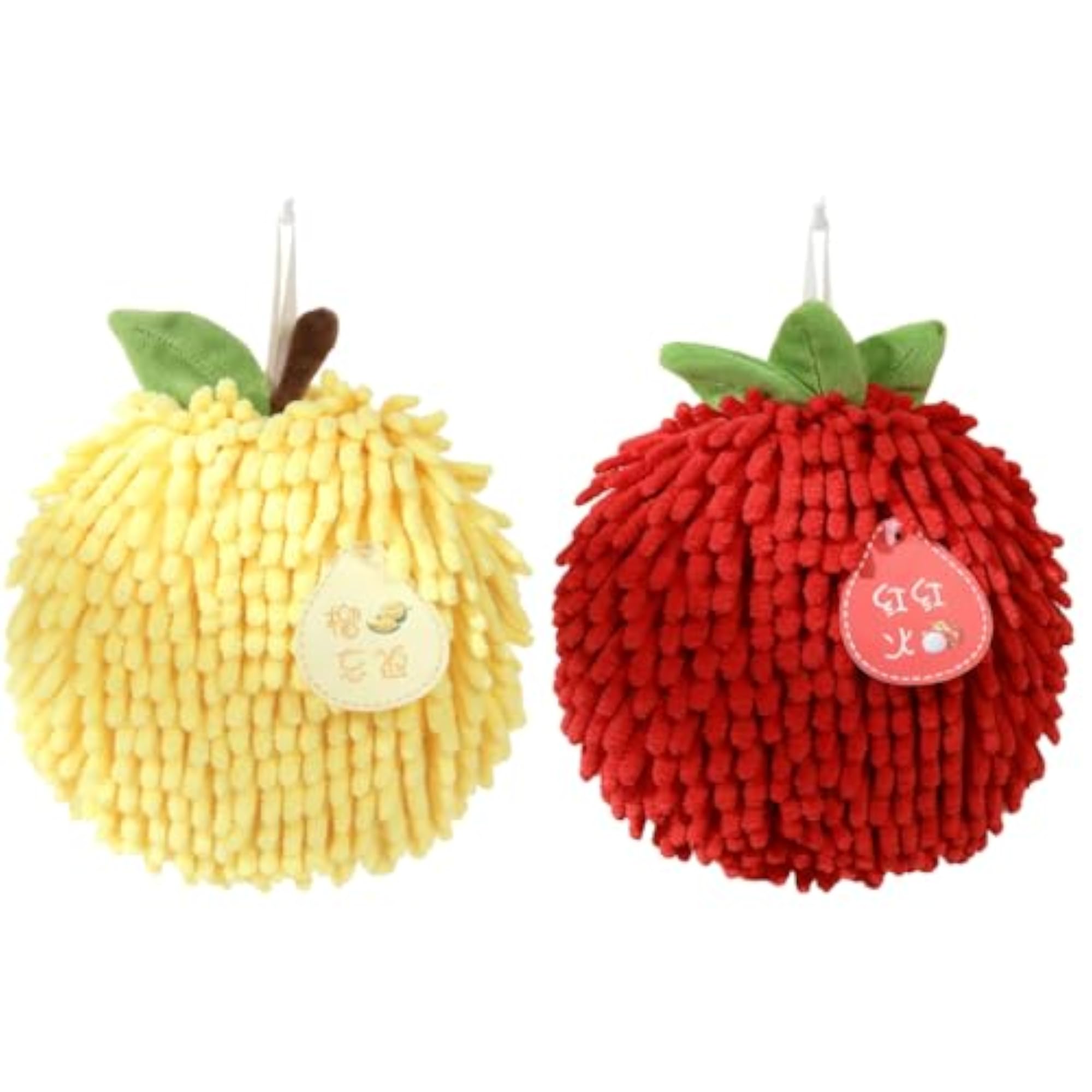 Fruit Design Chenille Hand Towels, Cute Kitchen Gift