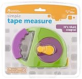 Learning Resources Simple Tape Measure, Retractable Toy Tape Measure, Measures 4 Feet, Construction Toy for Kids, Ages 3+