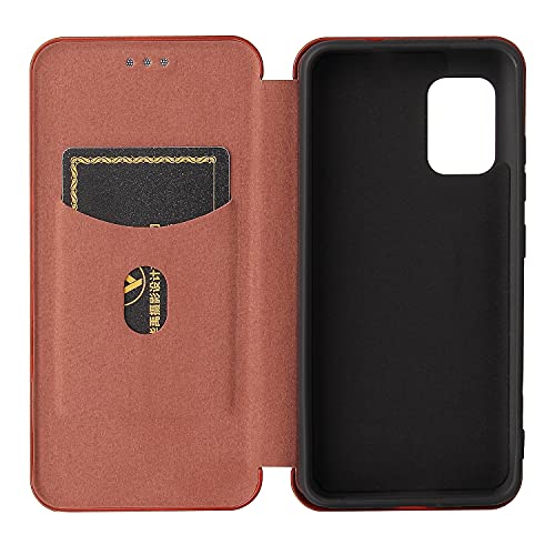 Capa de celular para Asus Zenfone 8 ZS590KS, capa híbrida de poliuretano + TPU de fibra de carbono d