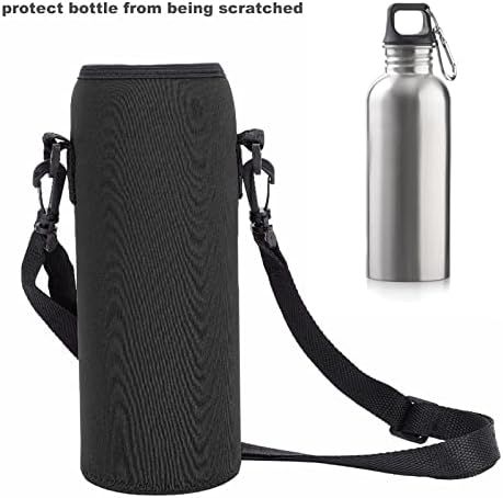 Miniatura 3 de Alomejor Botella de agua de neopreno con correa, cubierta aislada para botellas de agua de 33.8 fl oz para bebidas calientes o frías