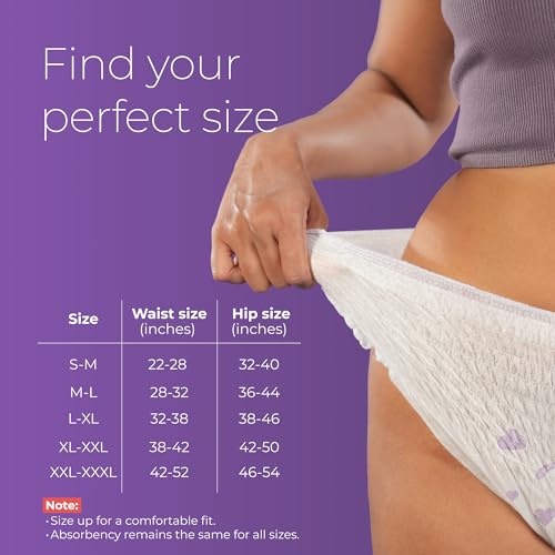 Image of Nua Comfort Disposable Period Panties (XL-XXL) | Pack of 10 Panties | Disposable | 360 Coverage | Zero Irritation | 4x Comfort | For Heavy Flow | No rashes | Leakproof | Seamless | 100% Toxic-Free, Dermatologically Tested