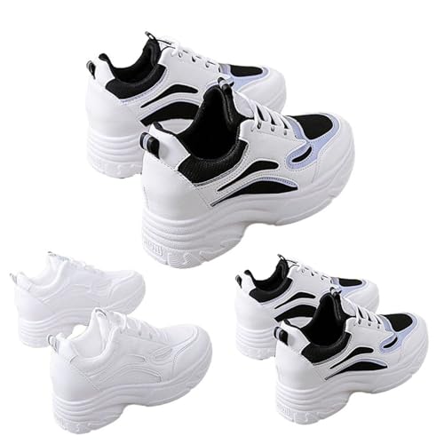 Chaussures de sport pour femme avec augmentation de la hauteur confortable